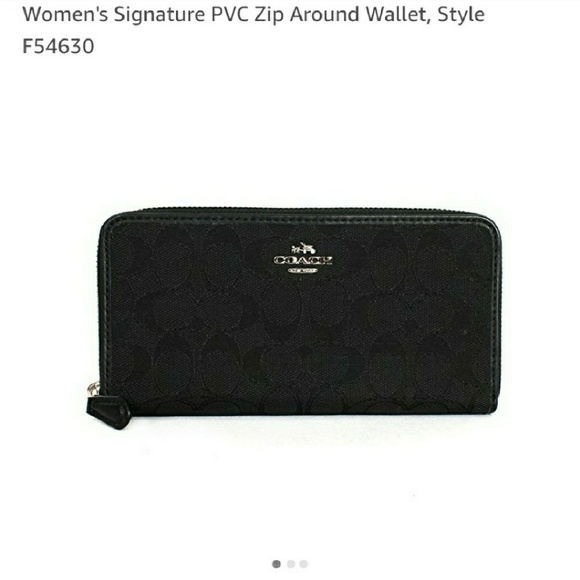 Coach Handbags - Coach Back PVC Accordion Wallet